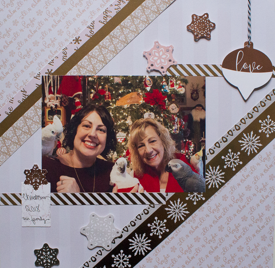 Christmas Scrapbook Layouts | Created by Jen Blog