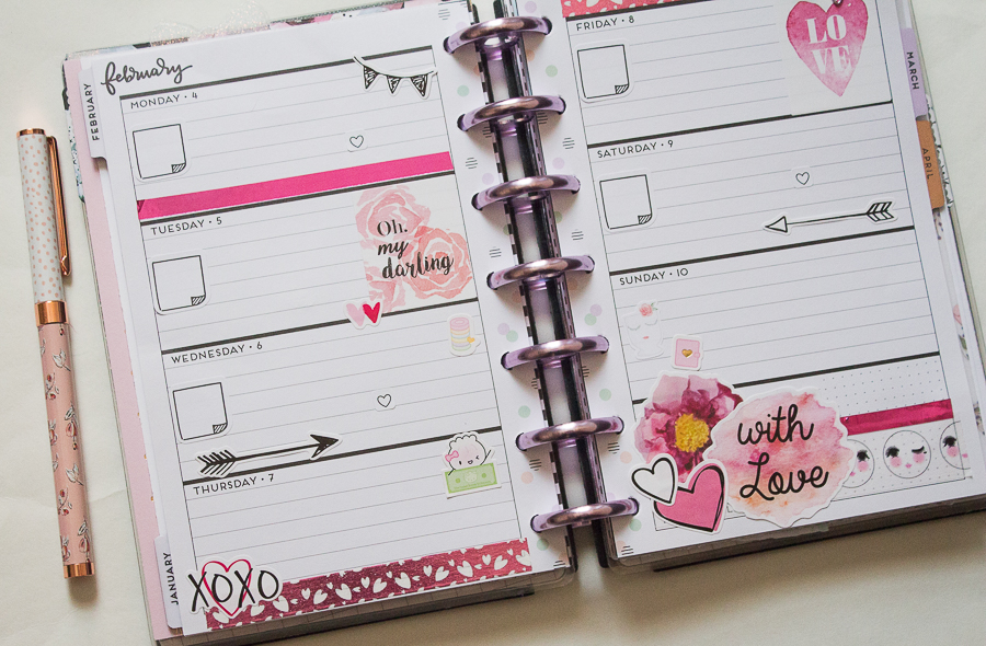 Mini Happy Planner Weekly Spread | February&nbsp;4-10