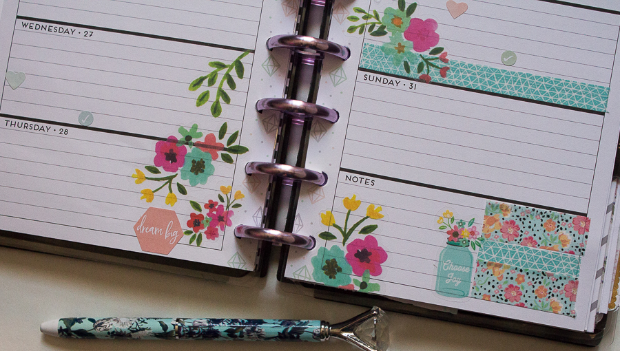 Mini Happy Planner Weekly Spread | Created by Jen Blog