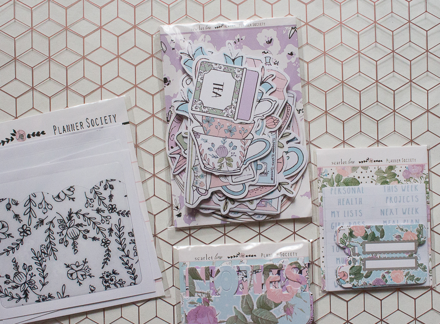 The Planner Society March Box | Created by Jen Blog