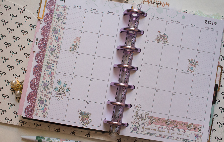 Mini Happy Planner Weekly Spread | Created by Jen Blog