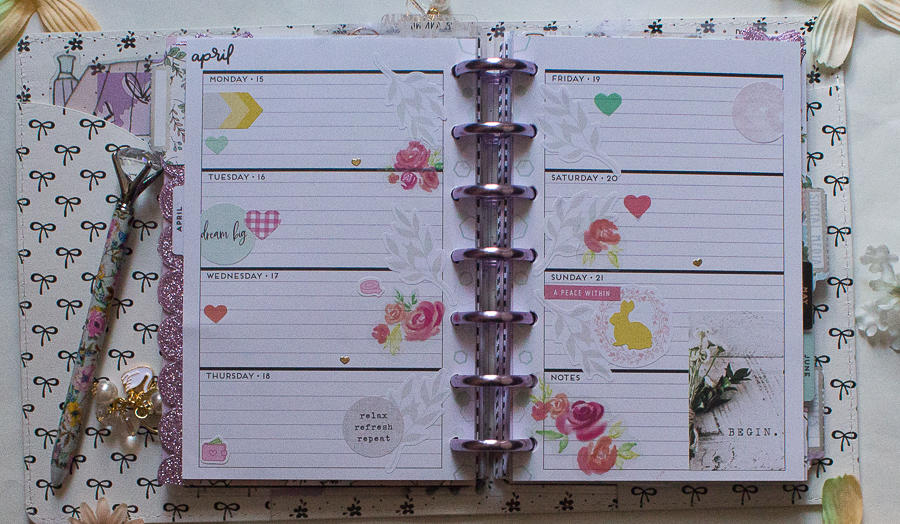 Easter Mini Happy Planner Spread | Created by Jen Blog