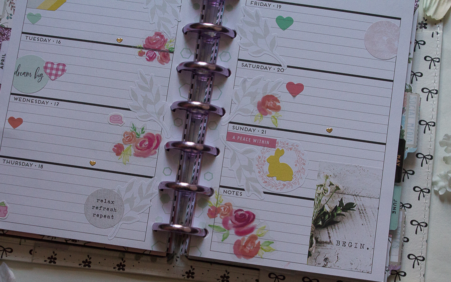 Easter Mini Happy Planner Spread | Created by Jen Blog