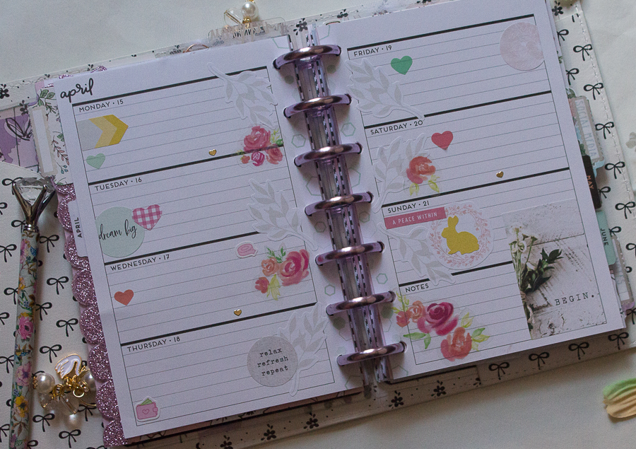 Easter Mini Happy Planner Spread | Created by Jen Blog