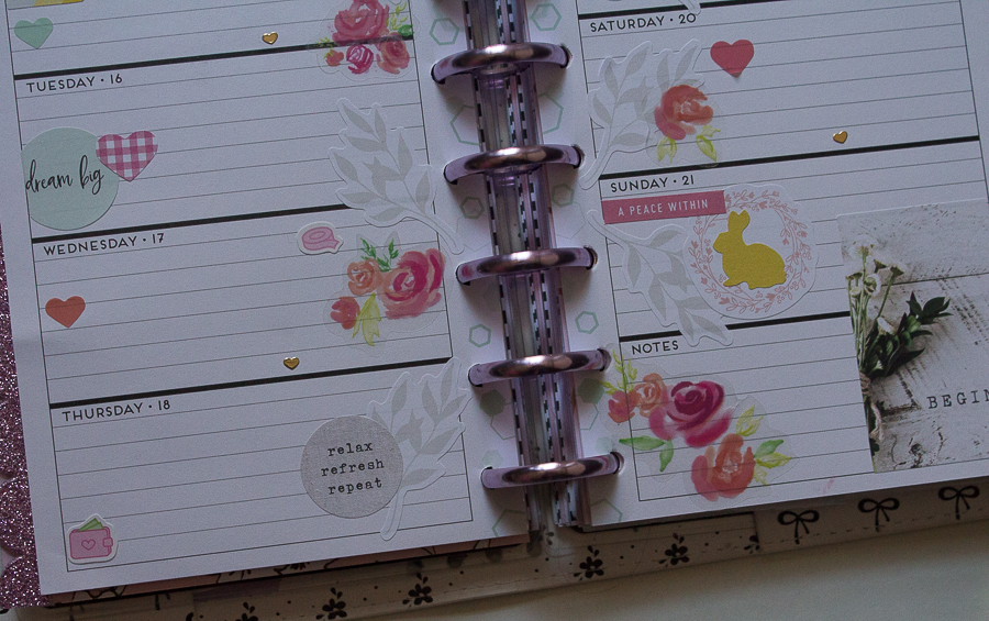 Easter Mini Happy Planner Spread | Created by Jen Blog