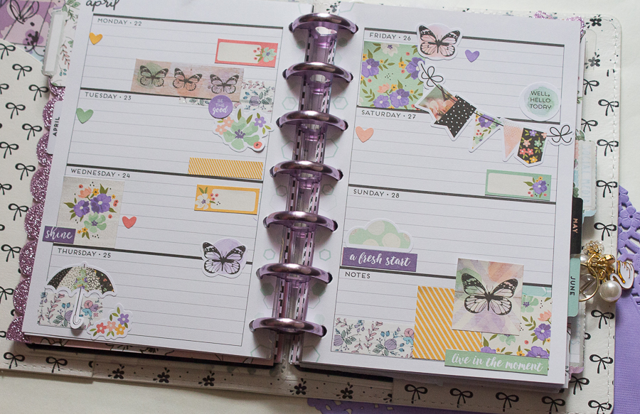 Mini Happy Planner Weekly Spread | April&nbsp;22-28