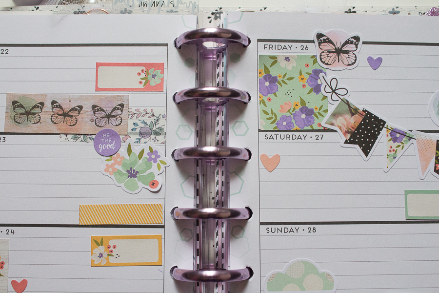 Mini Happy Planner Weekly Spread | Created by Jen Blog