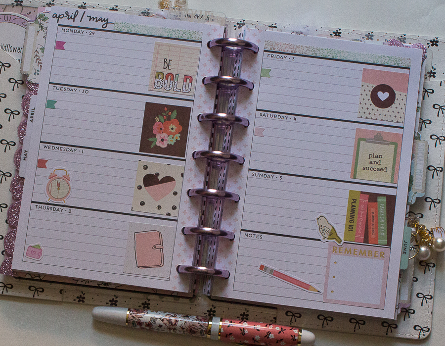 Mini Happy Planner Weekly Spread | Created by Jen Blog