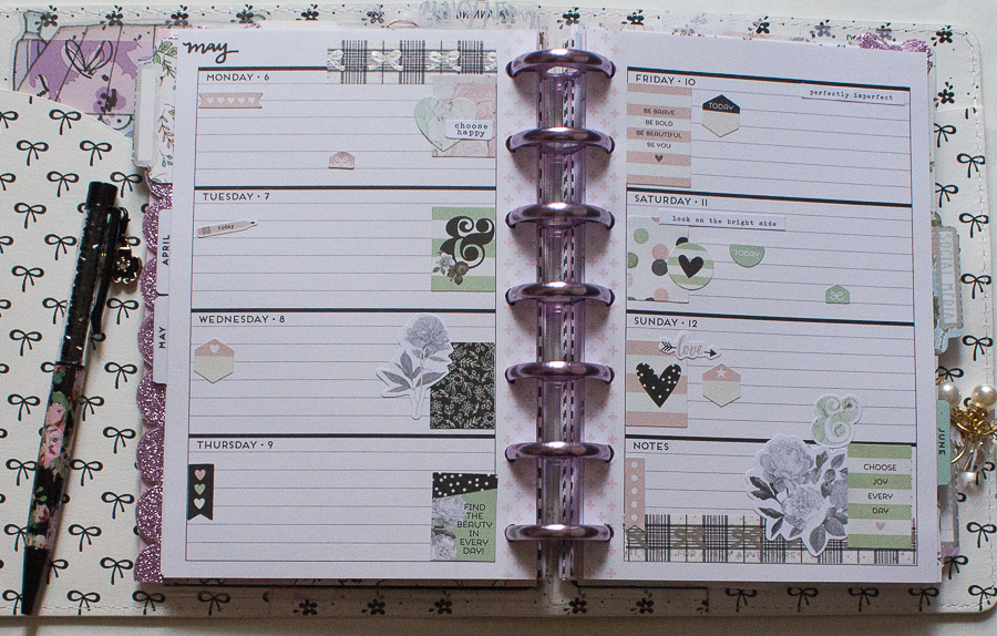 Mini Happy Planner Weekly SPread | Created by Jen Blog