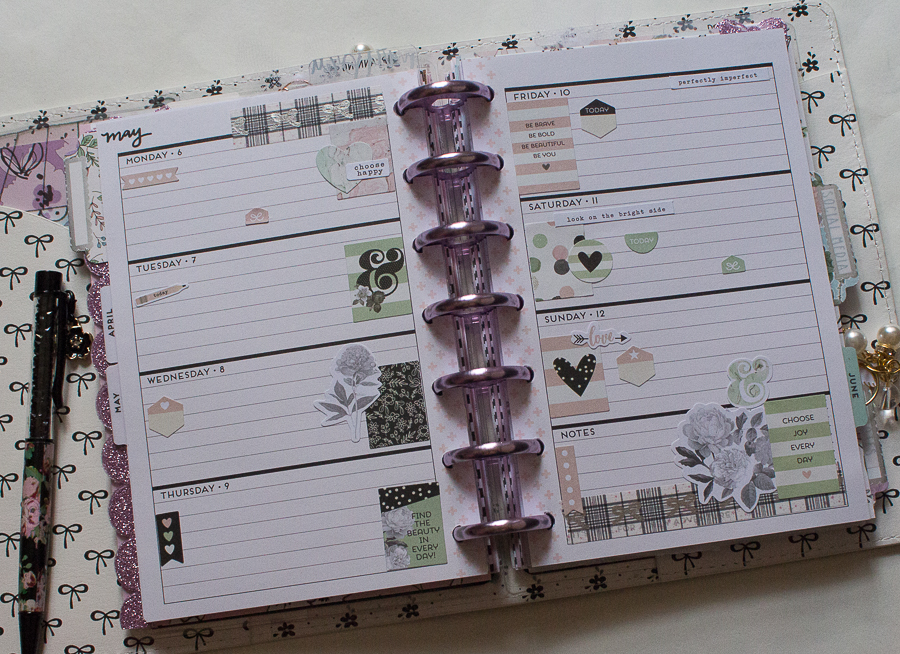 Mini Happy Planner Weekly SPread | Created by Jen Blog