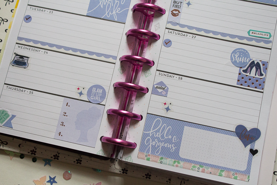 Mini Happy Planner Weekly Spread | July&nbsp;22-28