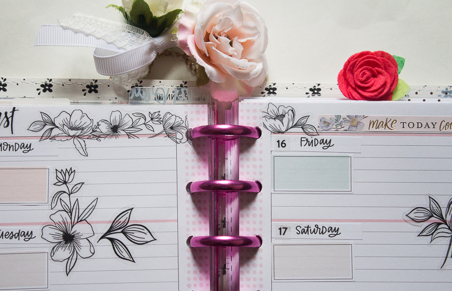 Mini Happy Planner Weekly Spread