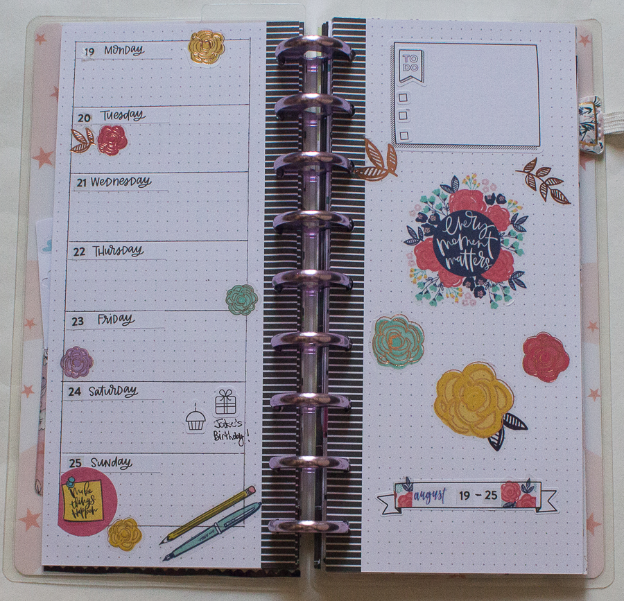 Fauxbonichi Weekly Spread