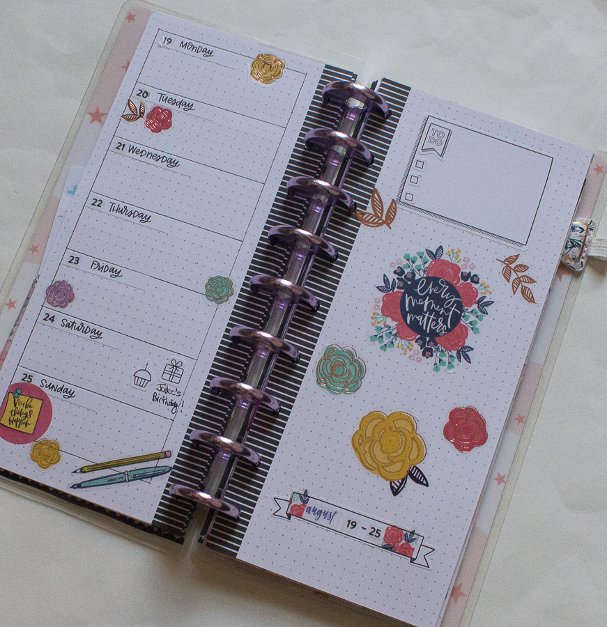 Fauxbonichi Weekly Spread