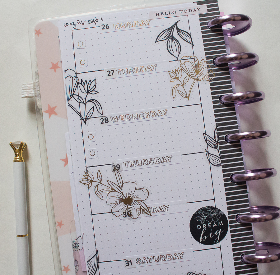 Fauxbonichi Weekly Spread