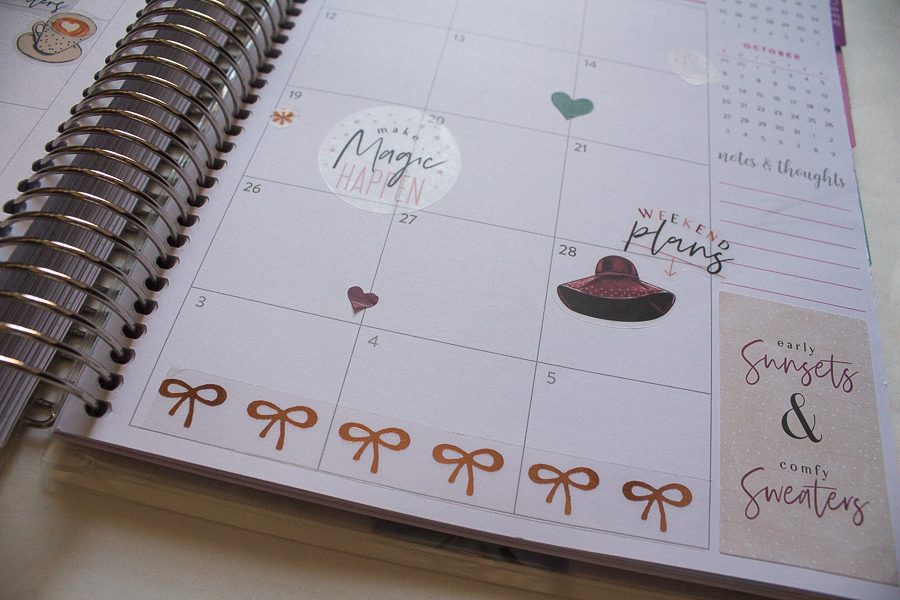 Recollections September Monthly + New Weekly&nbsp;Spread