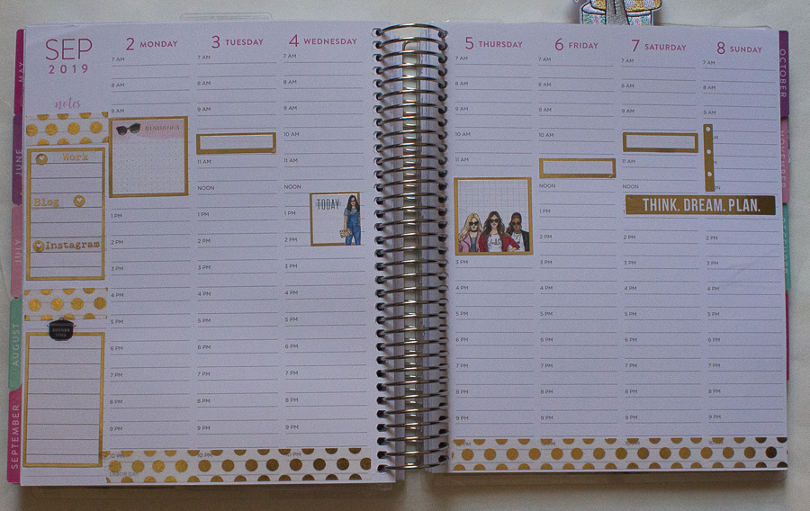 Recollections Weekly Spread