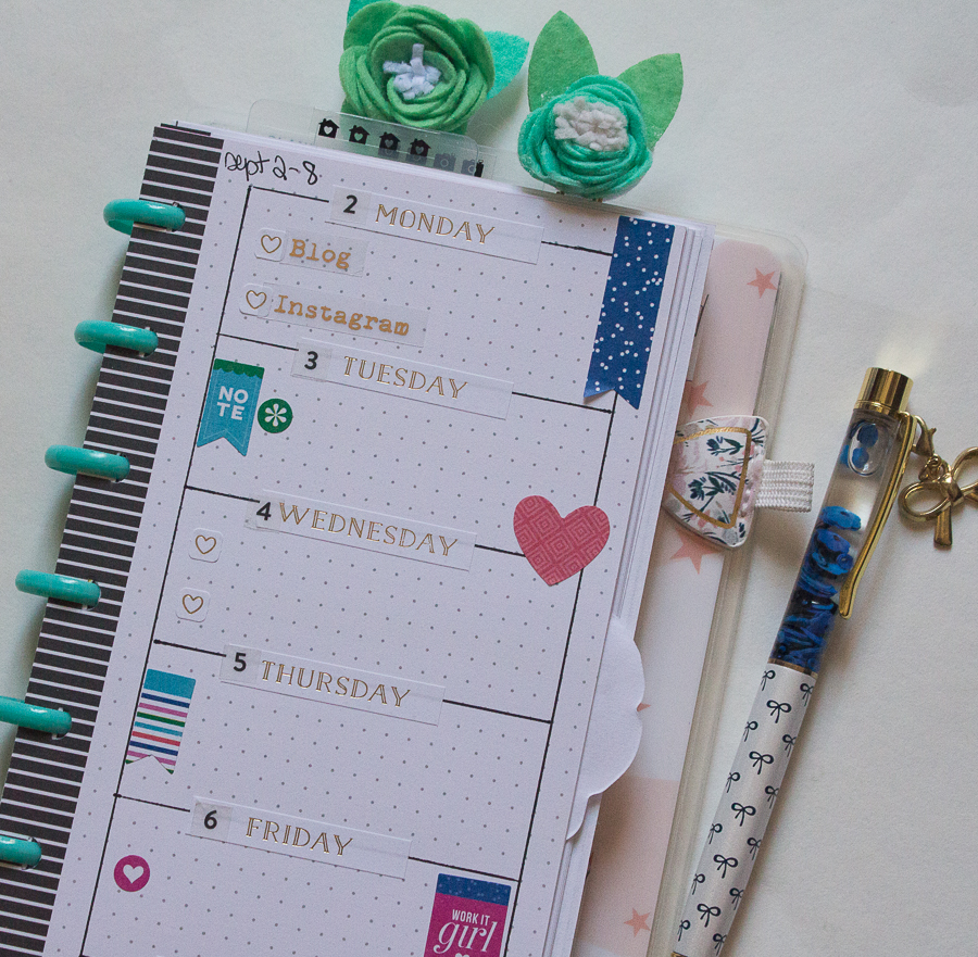 Fauxbonichi Weekly Spread