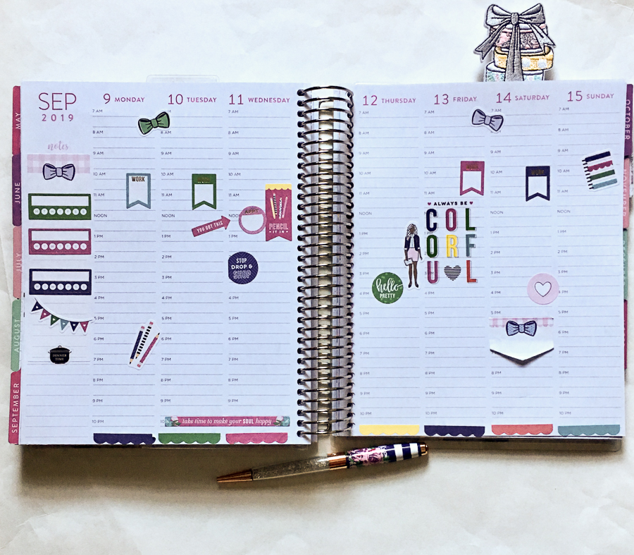 Roundup of Recent Planner Spreads