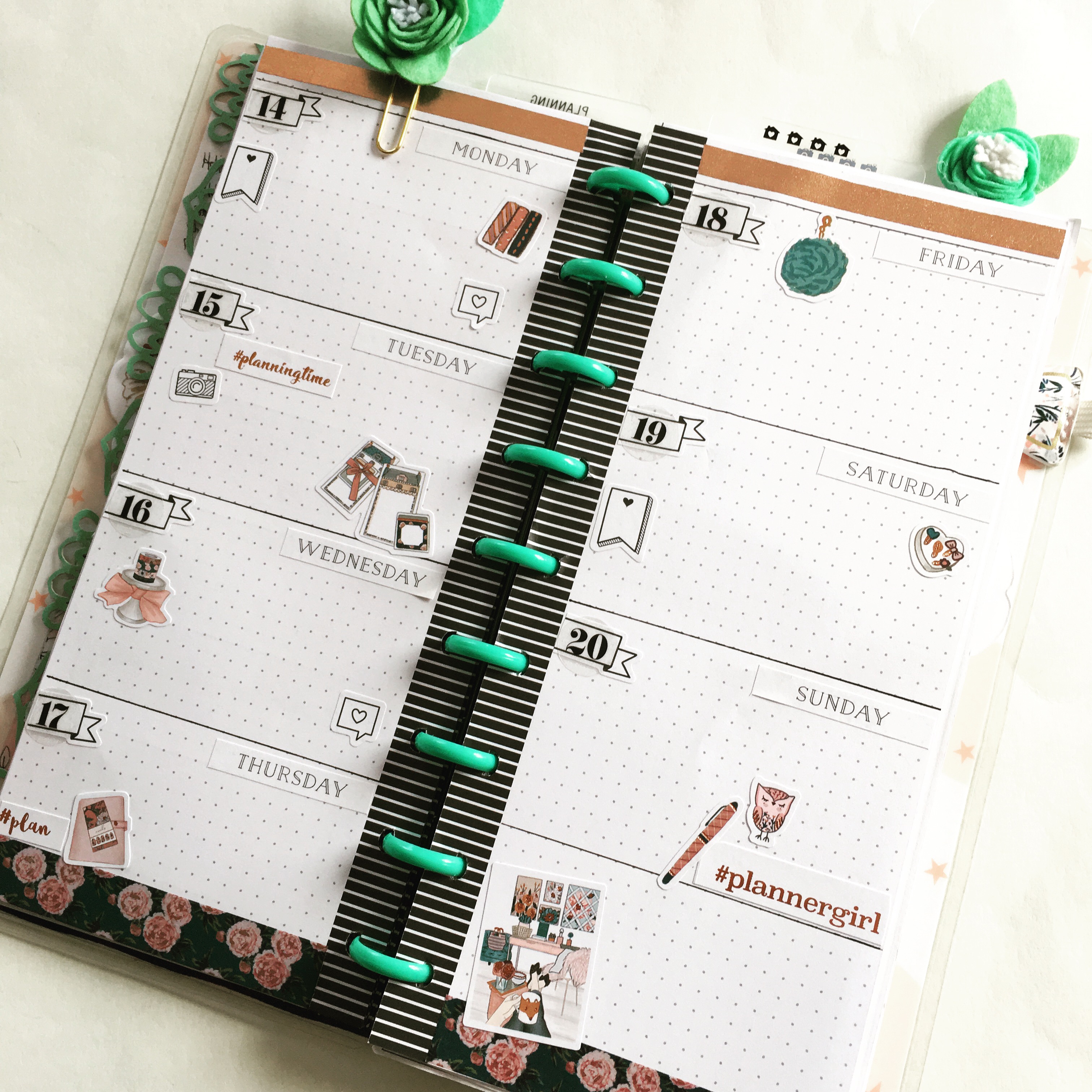 Fauxbonichi Weekly Spread