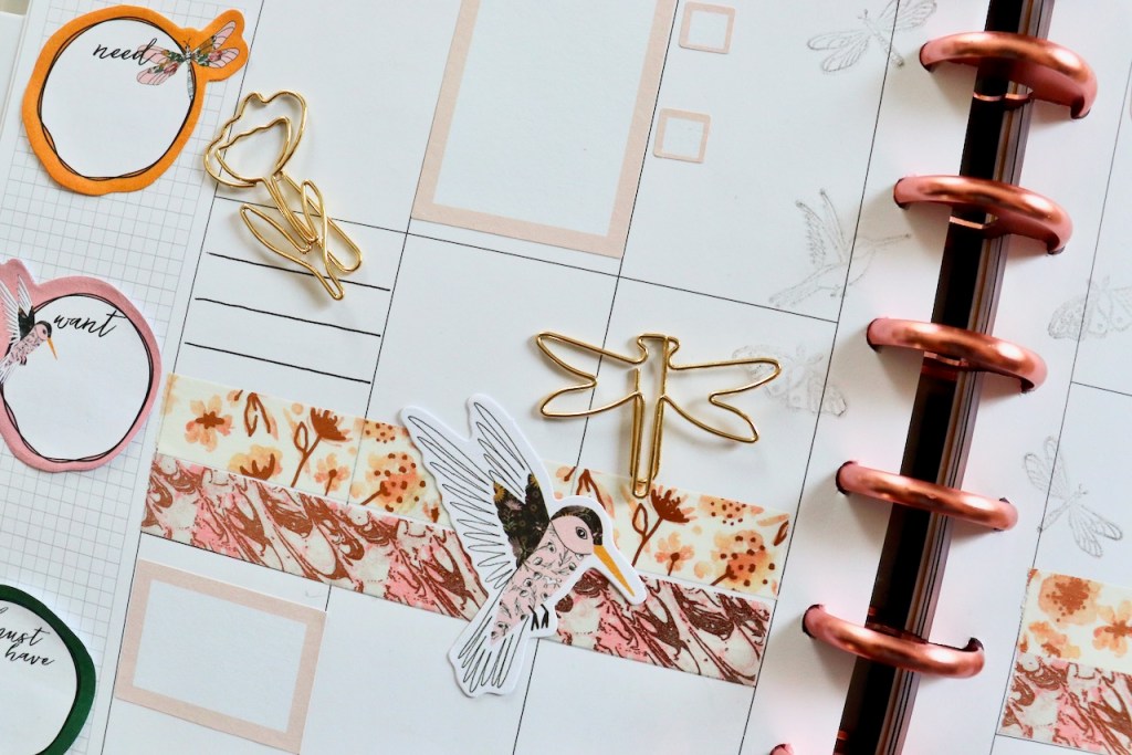 New Spring Planner Weekly&nbsp;Spread