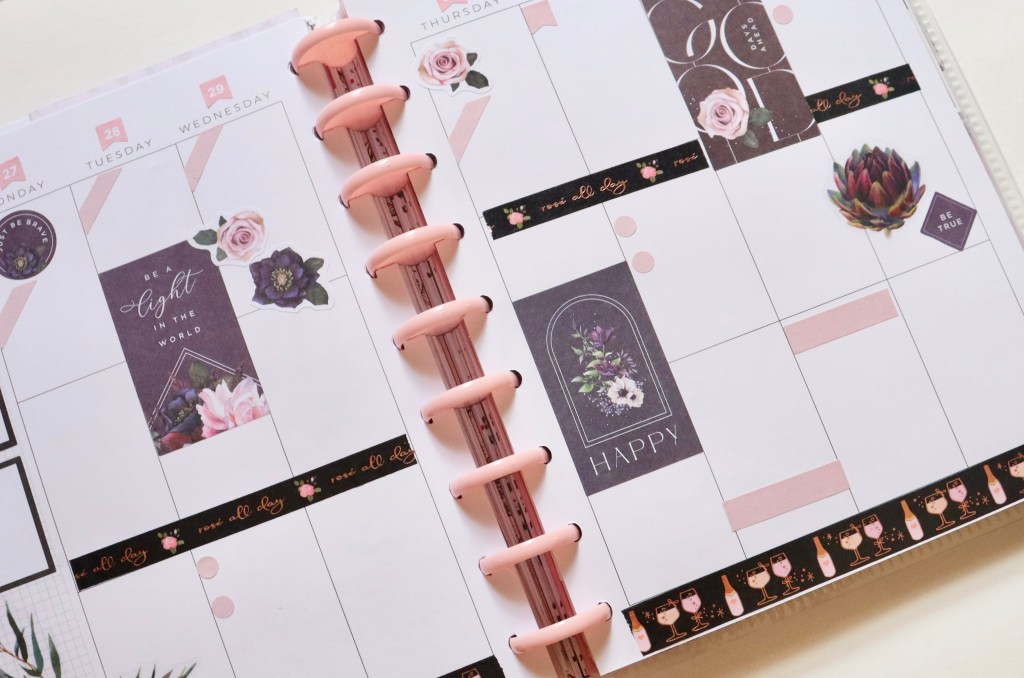 Happy Planner Weekly Spread | New Year’s&nbsp;🖤