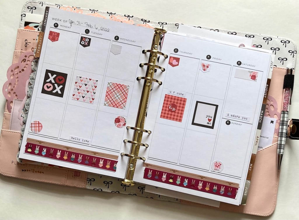 February Weekly Planner Spread | Jan 31-Feb&nbsp;6