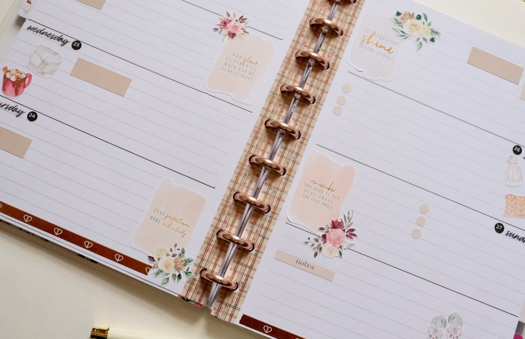 Happy Planner Weekly Spread