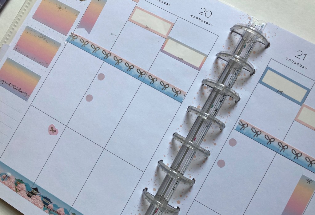 Happy Planner Weekly Spread |&nbsp;Blossoms