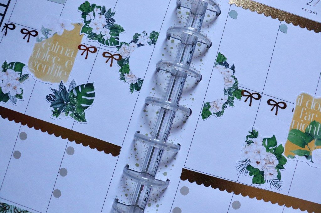 Happy Planner Weekly Spread |&nbsp;Dolce