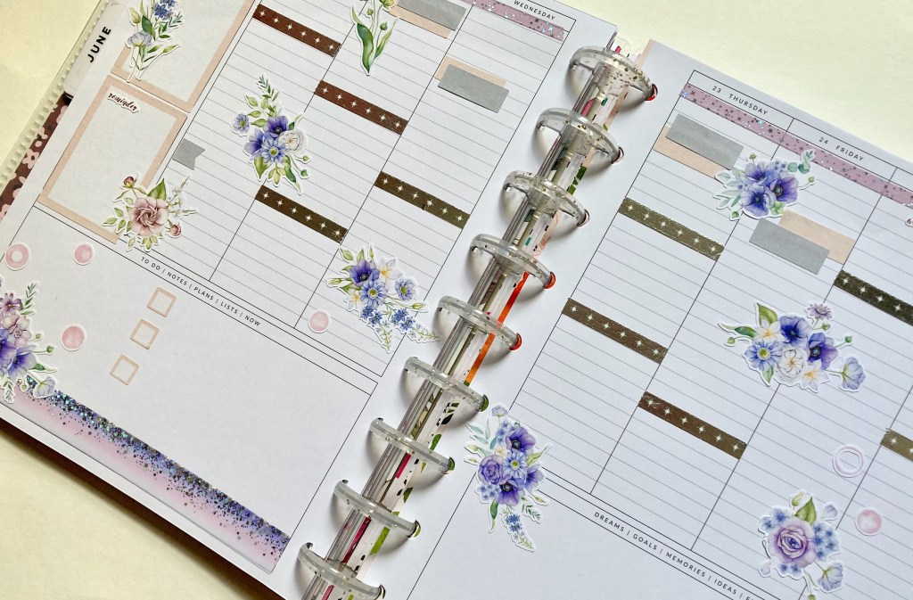 Happy Planner Weekly Spread | Violets 💜