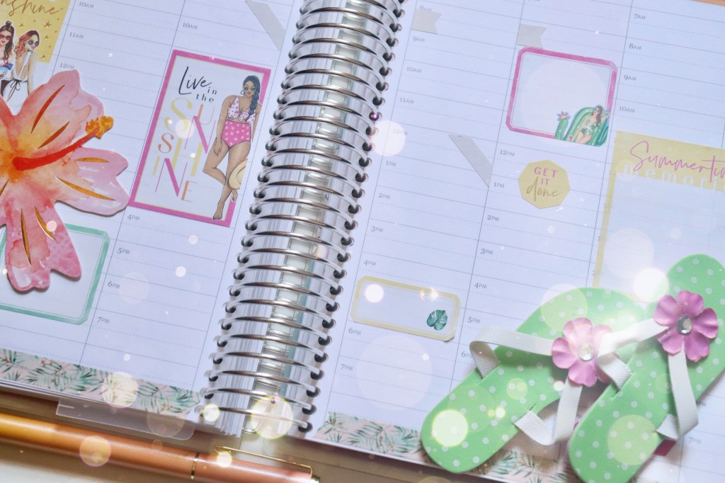 Erin Condren Weekly Spread |&nbsp;Summertime