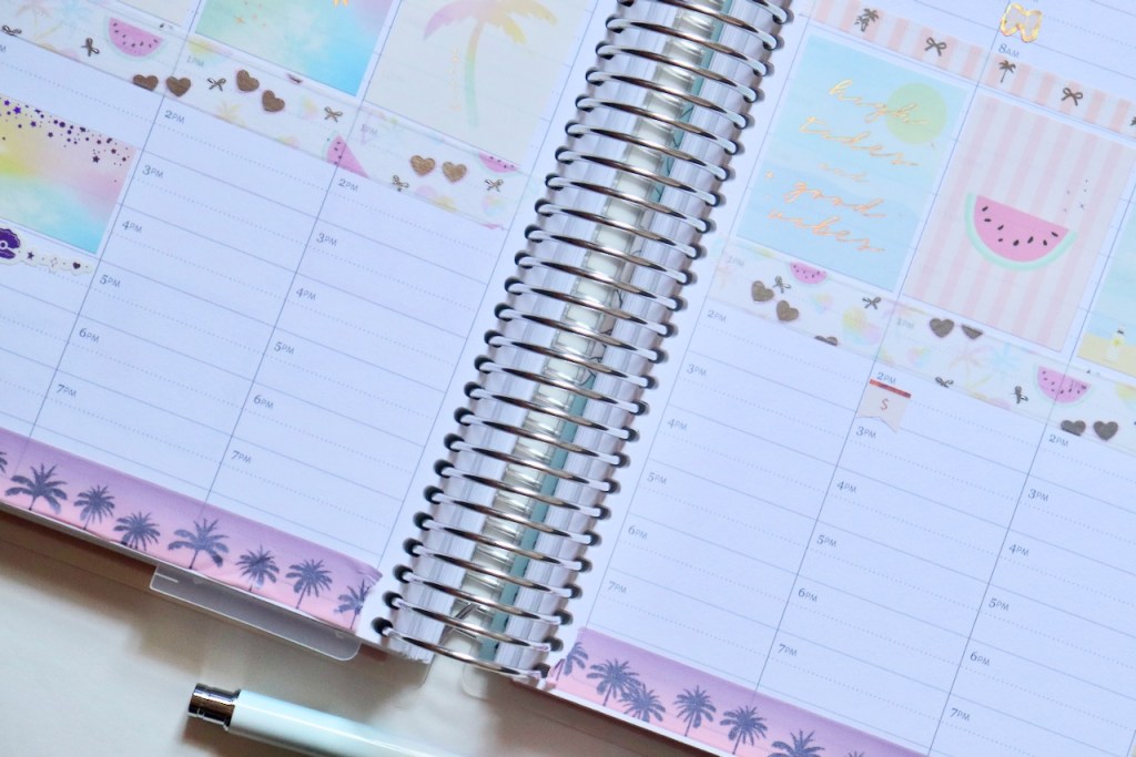 Erin Condren Weekly Spread | Beachy
