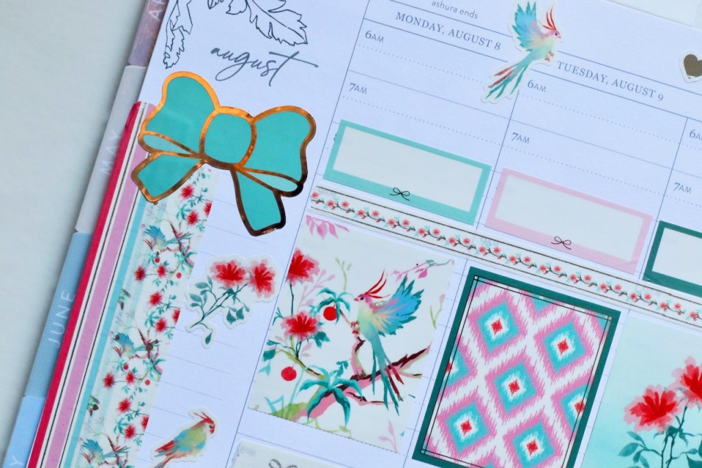 Erin Condren Weekly Spread | Bird of&nbsp;Paradise