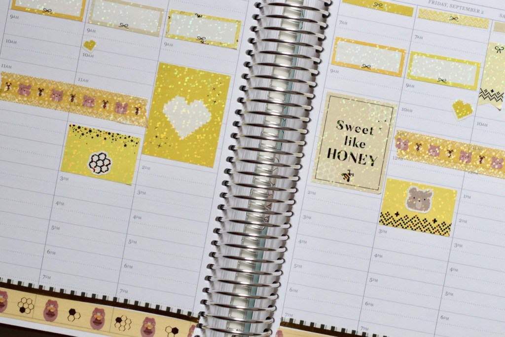 Erin Condren Weekly Spread | Honey