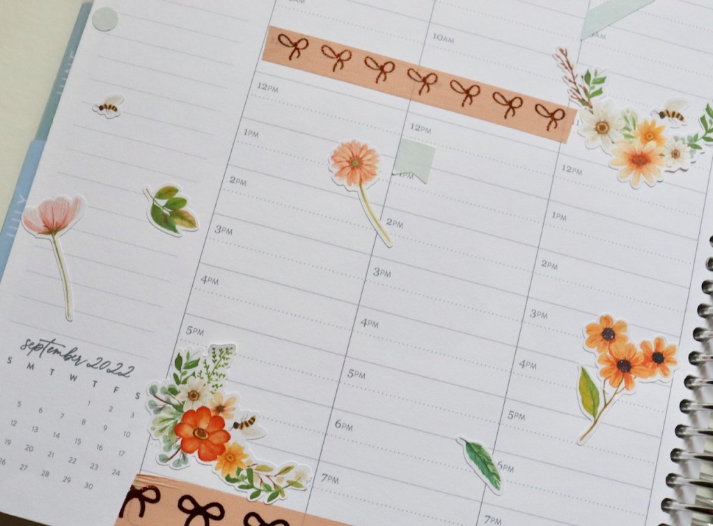 Erin Condren Weekly Spread | Fall&nbsp;Florals