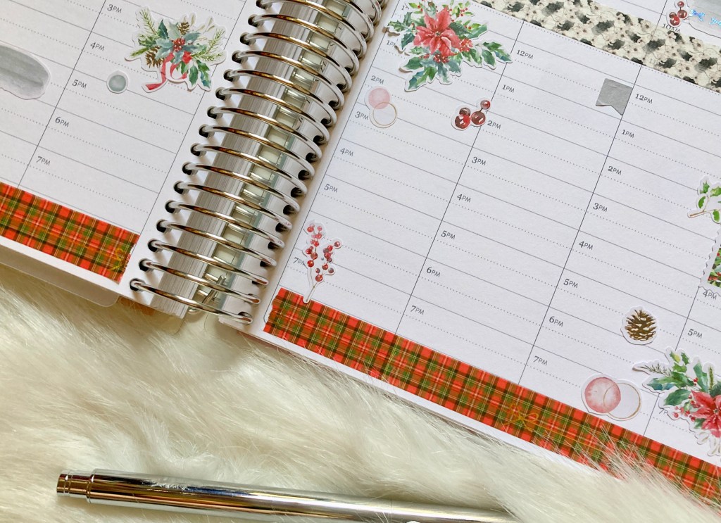 Erin Condren Weekly Spread |&nbsp;Festive