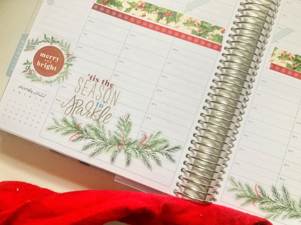 Erin Condren Weekly Spread | Christmas Week 🎄